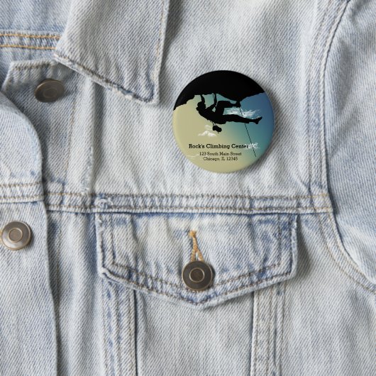 ロック登山 缶バッジ (インサイチュ)