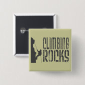 ロック登山 缶バッジ (正面&裏面)