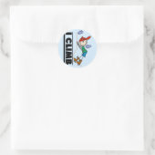 ロック登山Tシャツとギフト ラウンドシール (バッグ)