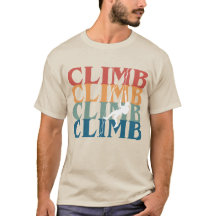 ロック登山Tシャツ、ボルダリングティー、