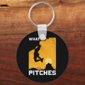 ロック登山What Upピッチ キーホルダー (正面)