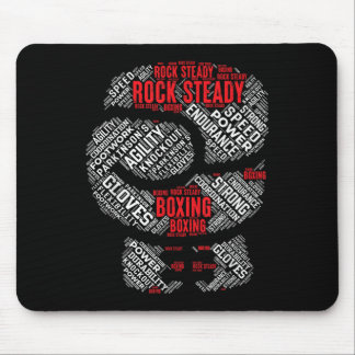 ロック着実なボクシンググラブパーキンソン マウスパッド