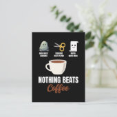 ロック紙はさみ何ビートコーヒー シーズンポストカード (スタンド正面)