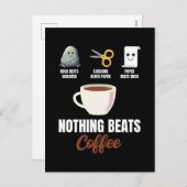 ロック紙はさみ何ビートコーヒー シーズンポストカード (正面/裏面)