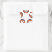 ロック紙シザーリザードスポック スクエアシール (バッグ)