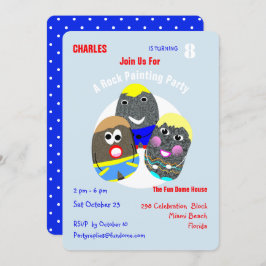 ロック絵を描ズ・コミュニティ・ハパーソナライズされたッシュタグ 招待状