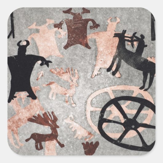 ロック絵画の1994年 スクエアシール (正面)