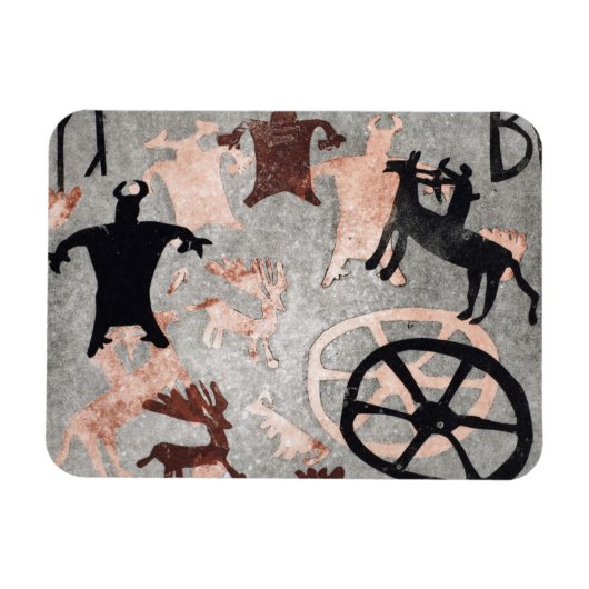 ロック絵画の1994年 マグネット (横)