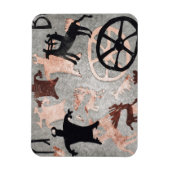 ロック絵画の1994年 マグネット (縦)