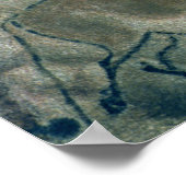 ロック絵画は馬と牛を示している, c.17000 B ポスター (角)