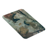 ロック絵画は馬と牛を示している, c.17000 B マグネット (右側)