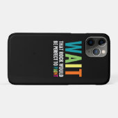 ロック絵画ズの待おもしろいち虹の芸術石画家 Case-Mate iPhoneケース (裏面(横))