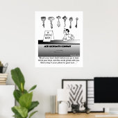 ロック職人の知恵 ポスター (ホームオフィス)