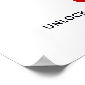 ロック解除 – ポスター (角)