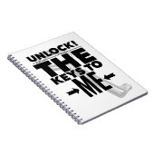 ロック解除！鍵から自分のノートブック ノートブック (右側)