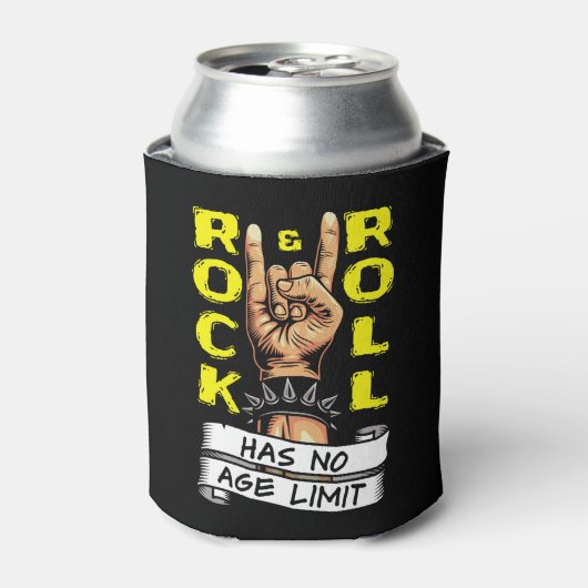 "ロック転がと年齢制限なし" 缶クーラー (缶正面)