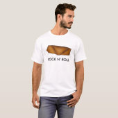 ロック転が・エグロ中国のー取り出しフード卵転が。 Tシャツ (正面フル)
