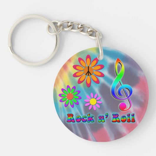 ロック転が キーホルダー (正面)