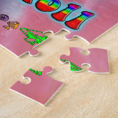 ロック転が ジグソーパズル (側面)