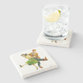 「ロック転が」 ストーンコースター (横)