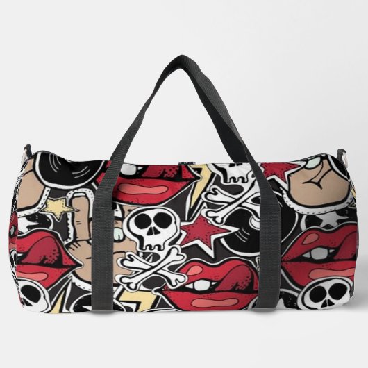 ロック転が ダッフルバッグ (正面)