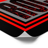 ロック転が ポスター (角)