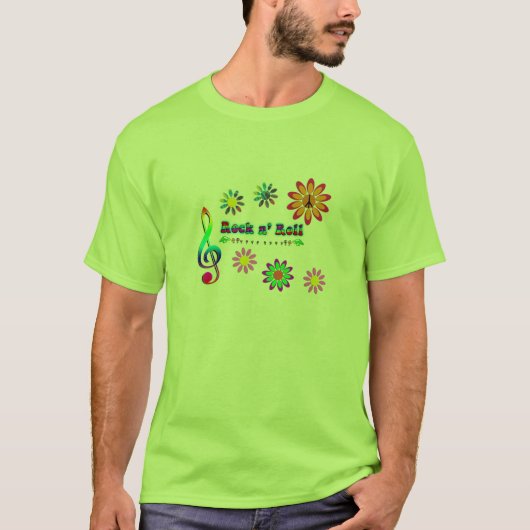 ロック転が Tシャツ (正面)