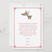 ロック醜いスウェータズホリデーパーティー招待状 招待状 (裏面)