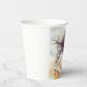 ロック音楽の雰囲気を持つ女の子 紙コップ (右)