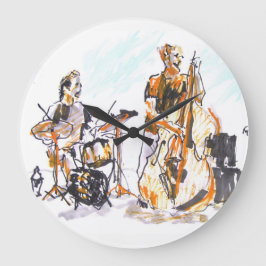 ロック音楽グループ ラージ壁時計