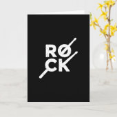 ロック音楽 カード (黄色い花)