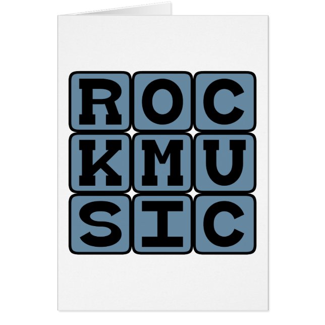 ロック音楽、音楽ジャンル (正面)