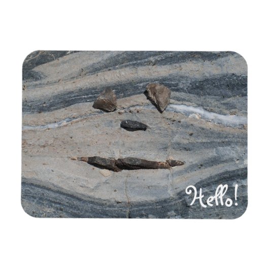 ロック顔がハロー！ マグネット (横)