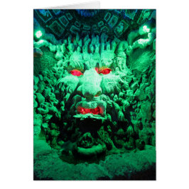 ロック顔の怖い仮面顔