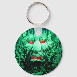 ロック顔の怖い仮面顔 キーホルダー