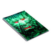 ロック顔の怖い仮面顔 ノートブック (右側)