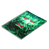 ロック顔の怖い仮面顔 ノートブック (左側)