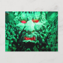 ロック顔の怖い仮面顔