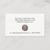 ロック顔クリフスウィルダネスガイド 名刺 (裏面)