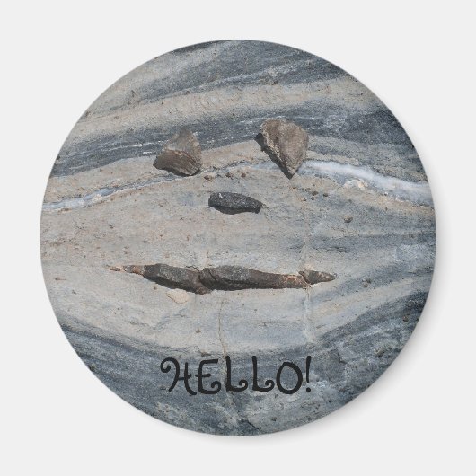 ロック顔ハロー マグネット (正面)