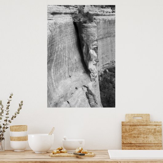 ロック顔 ポスター (キッチン)