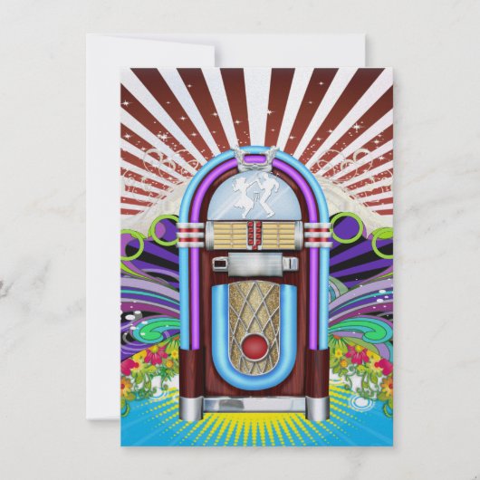 ロック・アラウンド・ザ・クロック・パーティー - SRF 招待状 (正面)