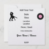 ロック・アラウンド・ザ・クロック・パーティー - SRF 招待状 (裏面)