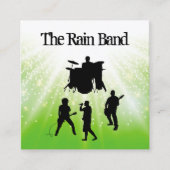 ロック・アンド・ロール・バンド スクエア名刺 (正面)