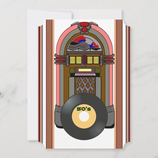 ロック·アンド·ロール·パーティー時間 招待状 (正面)