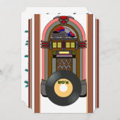 ロック·アンド·ロール·パーティー時間 招待状 (正面/裏面)