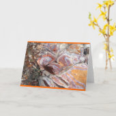 ロック・アート#1" カード (黄色い花)