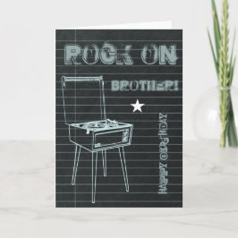 ロック・オン・ブラザー！ハッピーバースデーカード カード