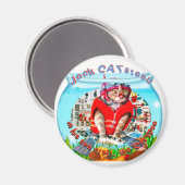 「ロック・キャット・ソー」 マグネット (正面/裏面)