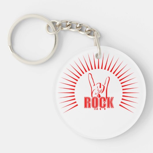 ロック キーホルダー (正面)